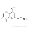 Benzolethanamin, 3,5-Dimethoxy-4-propoxy-CAS 39201-78-0